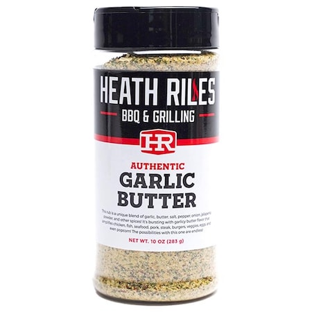 Heath Riles Bbq Heath Riles BBQ Garlic Butter BBQ Rub 10 oz HRB0050